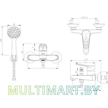 Смеситель Bravat Eco-D (F693158C-B) картинка 2